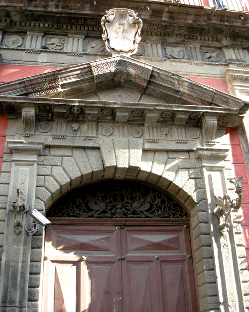 Palazzo Saluzzo di Corigliano, Napoli, Italy; built at the