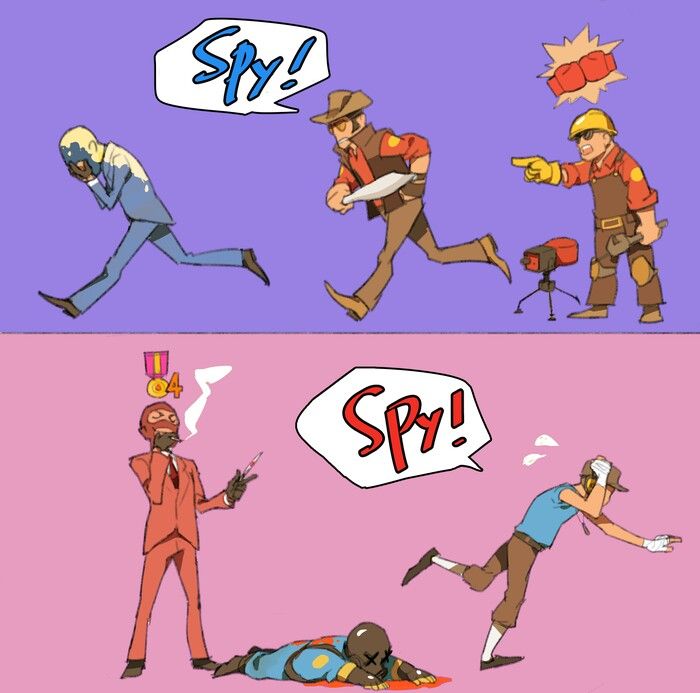 The difference between red and blue tf2 funny stupid funny memes