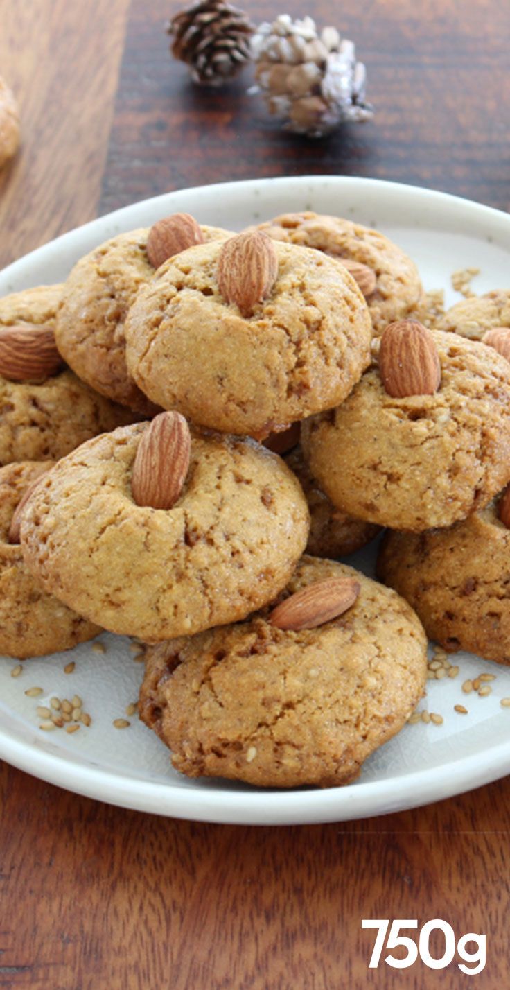 Biscuits au sésame et amande