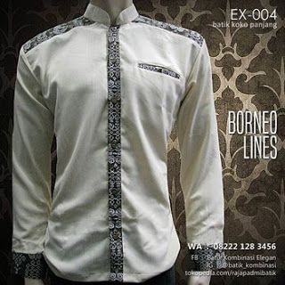 Baju Koko Batik Kombinasi Polos Lengan Panjang dan Pendek Baju Koko Batik Kombinasi Polos Lengan Panjang dan Pendek