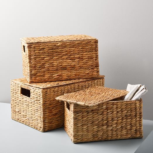 Twist Weave Baskets - Natural Twist Weave Baskets - Natural