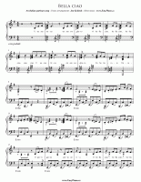 Bella Ciao Piano Sheet Music Sheet Music Piano Sheet
