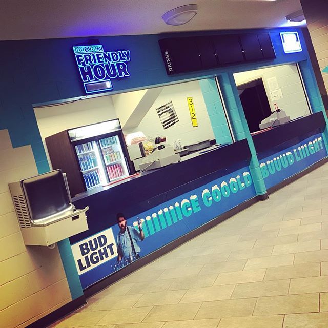 The Bud Light Lounge is almost complete!! See the finished result