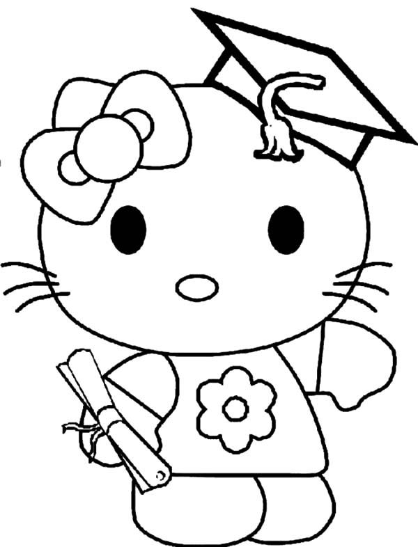 the best hello kitty graduation coloring pages http coloring
