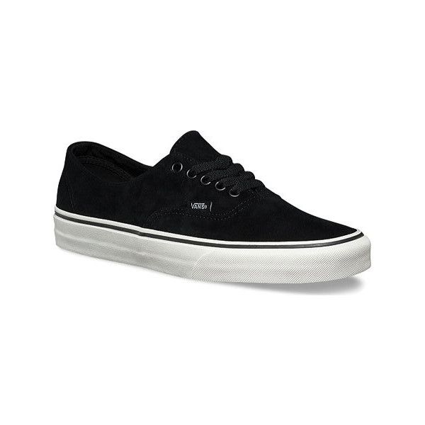 Vans Suede Authentic Decon Sneaker 65 Liked On Polyvore Featuring Shoes Sneakers Casual Footwear Casual Shoe Black Suede Shoes Suede Leather Shoes Vans
