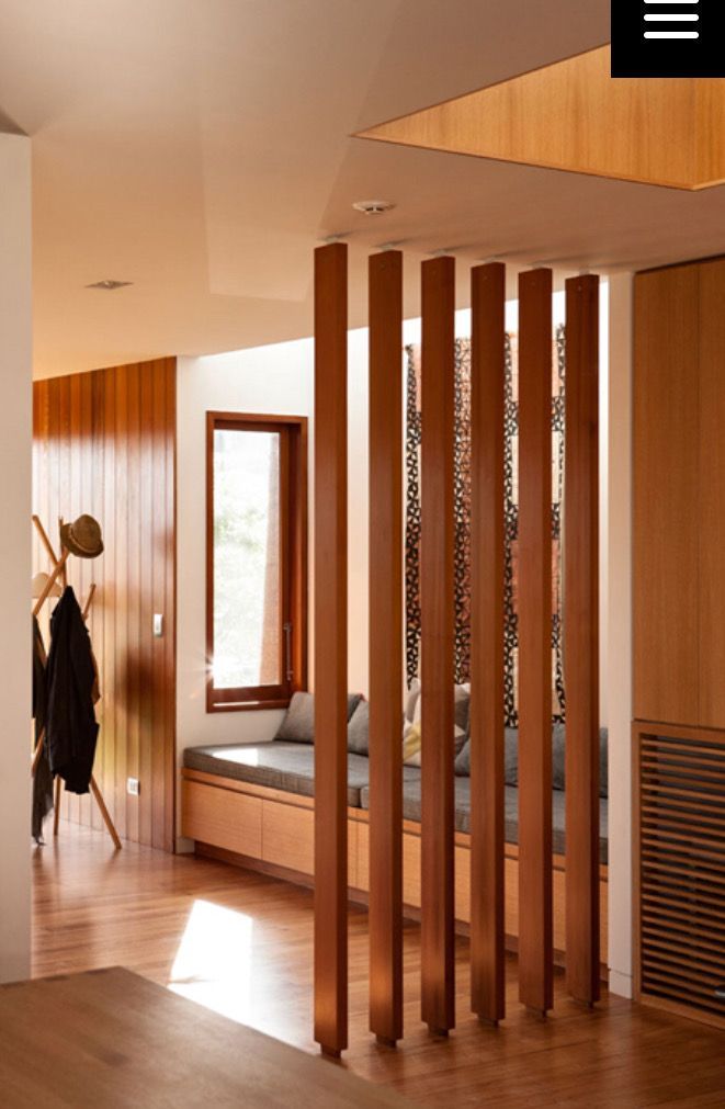Divisor Wooden room dividers, Living room divider, Simple room