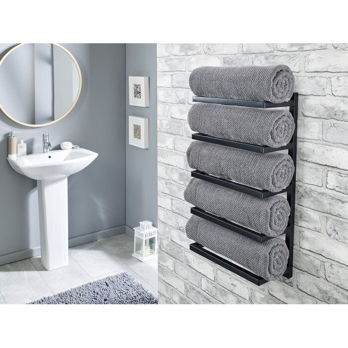 Symple Stuff 5 Tier Wall Mounted Towel Rack Wayfair co uk Bathroom Symple Stuff 5 Tier Wall Mounted Towel Rack Wayfair co uk Bathroom