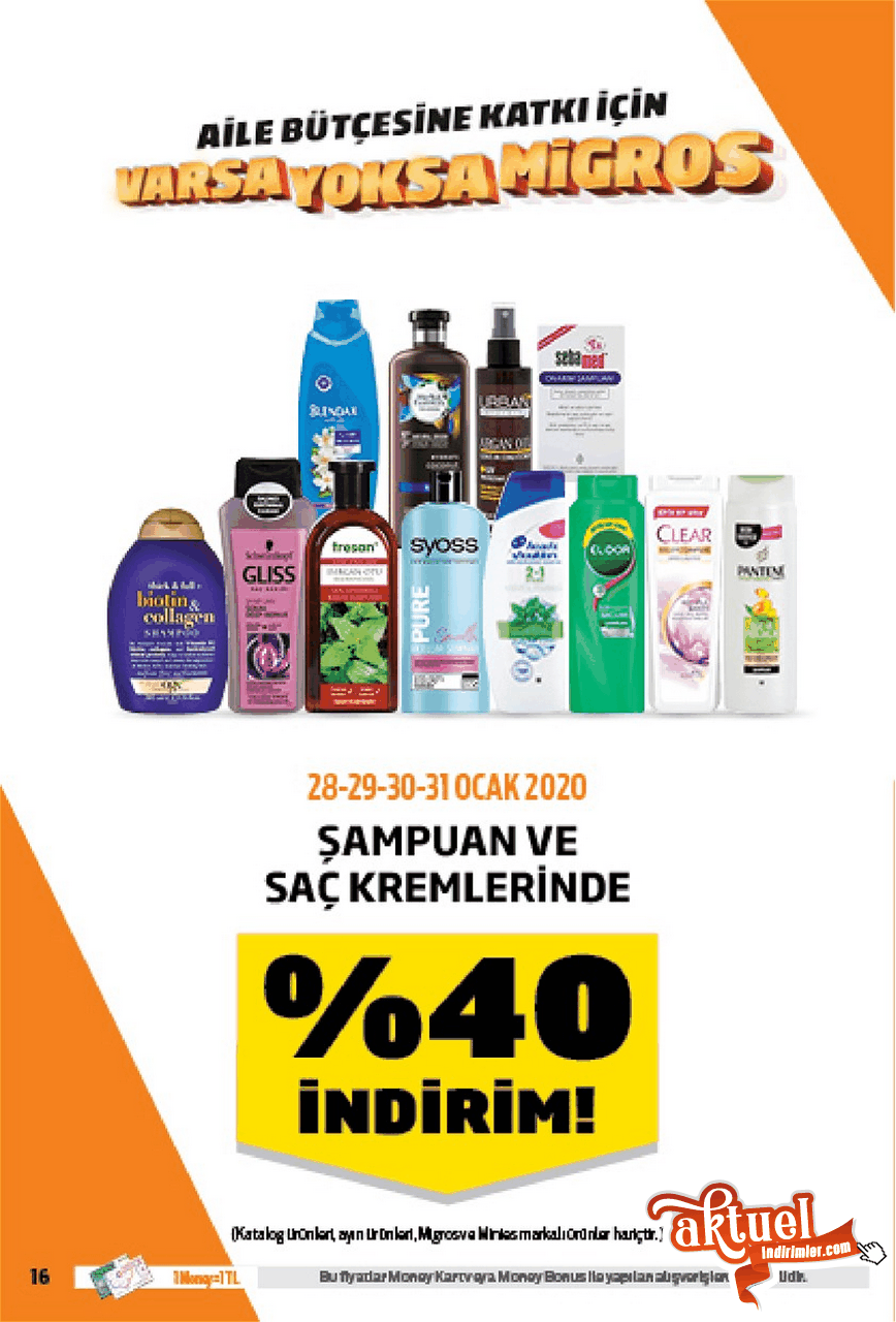 Migros 16 Ocak 29 Ocak 2020 Tarihleri Arasinda Migroskop Indirim Katalogu Yayinlandi Detaylar 29 Ocak Tarih Ocak
