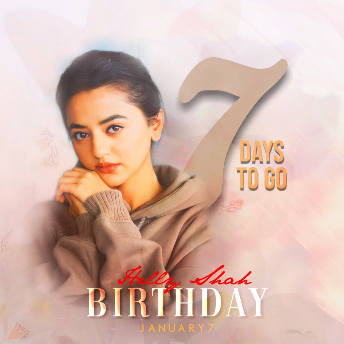 7 DAYS TO GO Birthday Countdown Helly Shah Birthday 7-days-to-go-birthday-countdown-helly-shah-birthday