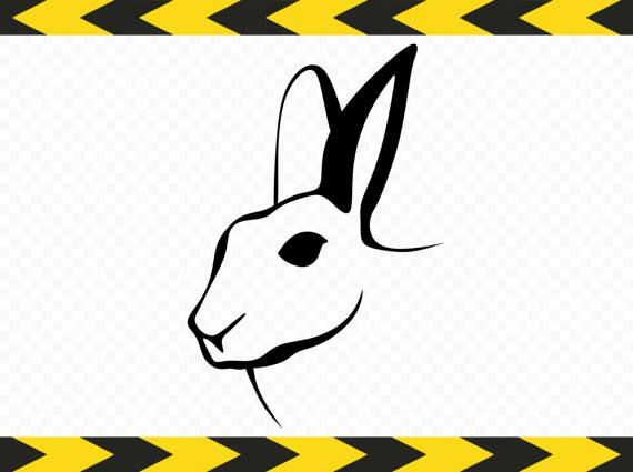 Download Rabbit SVG Print DIY Shirt Stickers Drawing Decal Art ...