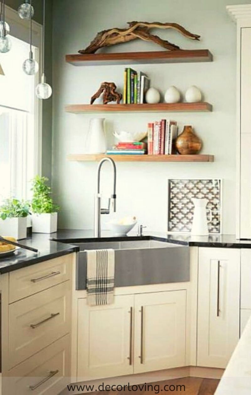 Fantastic Ideas Of Corner Kitchen Organization And Design Ideas Corner Sink Kitchen Kitchen Design Home Kitchens