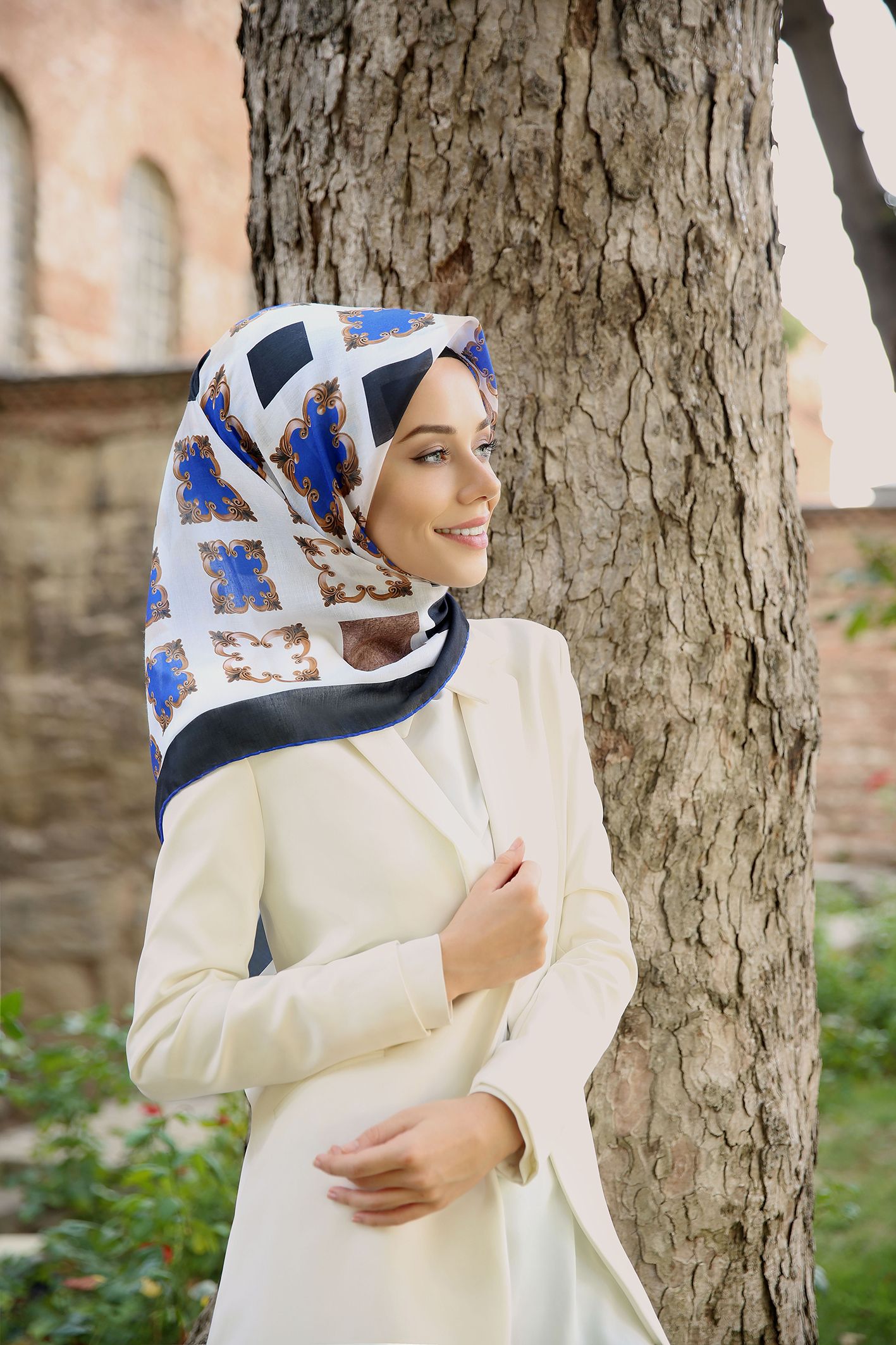 Levidor Twill Ipek Esarp Islami Moda Moda Esarp