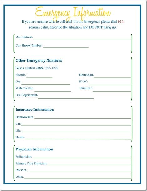 information for babysitter yupar magdalene project org babysitter info sheet