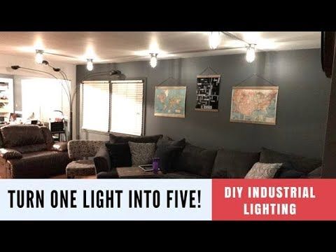DIY Industrial Light Fixture Adding More To A Dark Room DIY Industrial Light Fixture Adding More To A Dark Room
