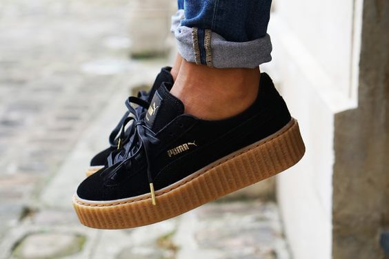 puma fenty gum sole