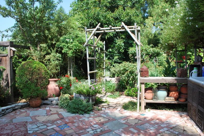 love the crazy paving... Ideas for small area off back ... love the crazy paving... Ideas for small area off back ... on Paving Ideas For Back Gardens id=40011