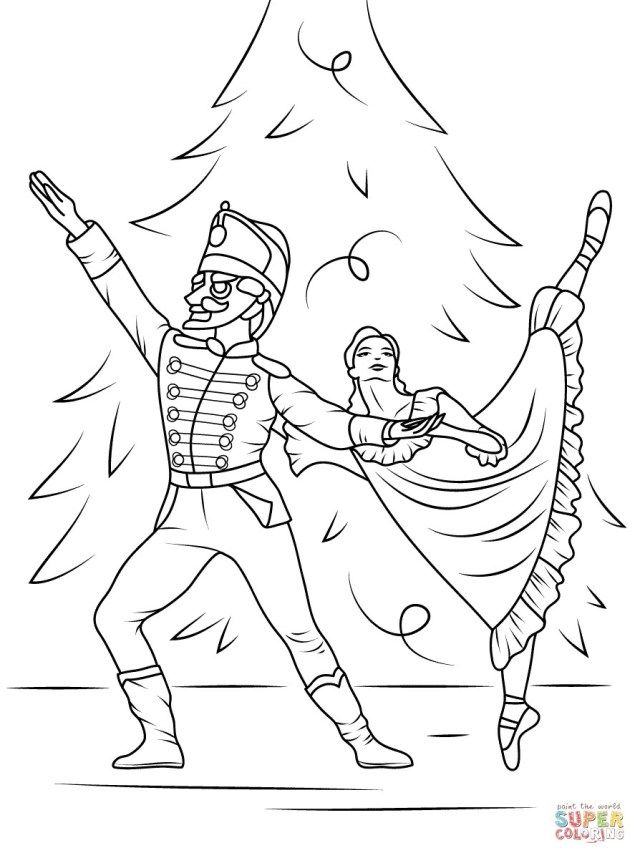 25+ Inspiration Picture of Nutcracker Coloring Pages | Dance coloring