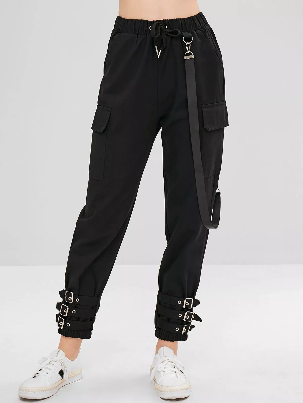 Solid Black Pants