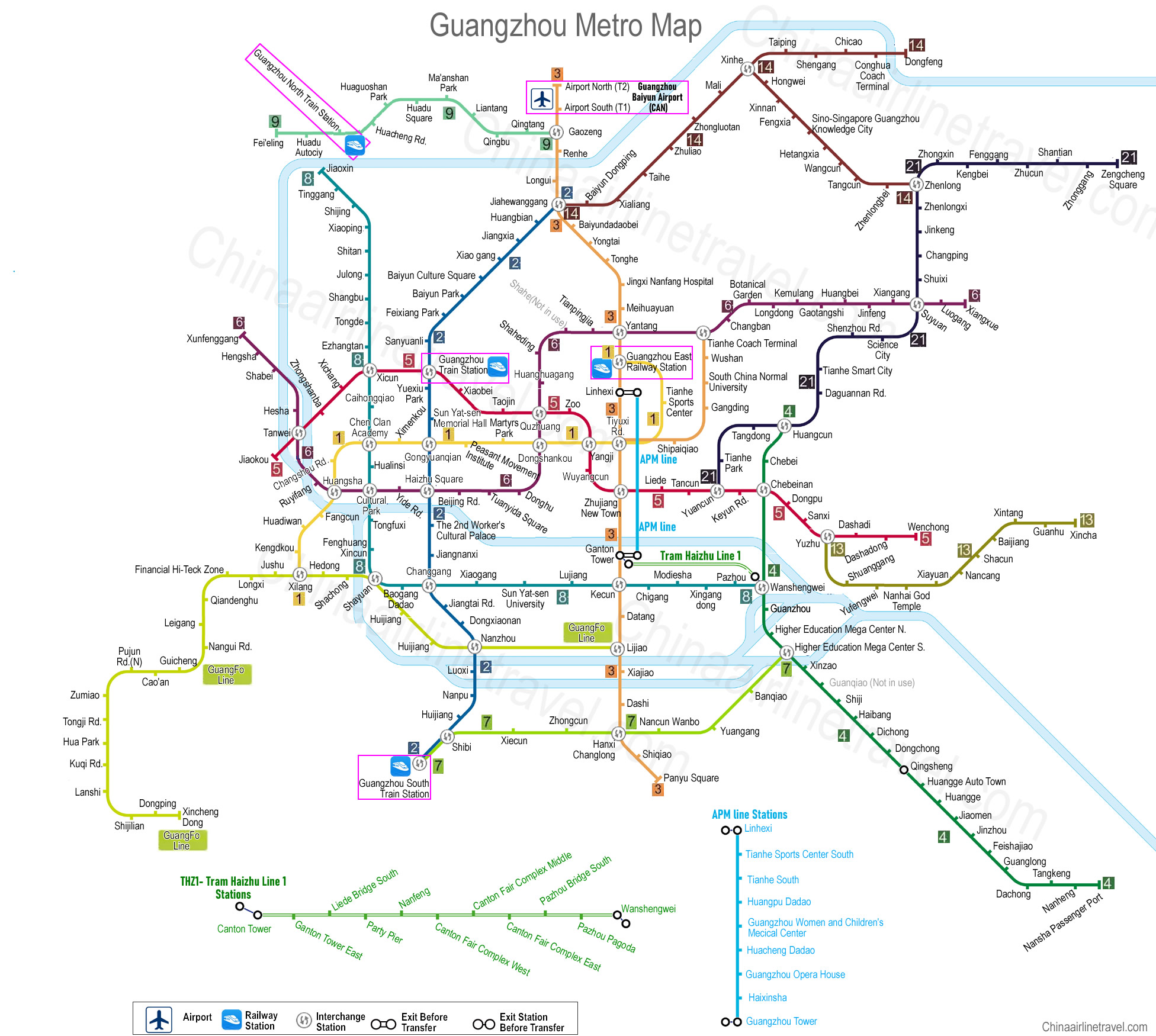 Guangzhou Metro Map, Rail Transit Map, 2023 Metro map, Transit map, Map