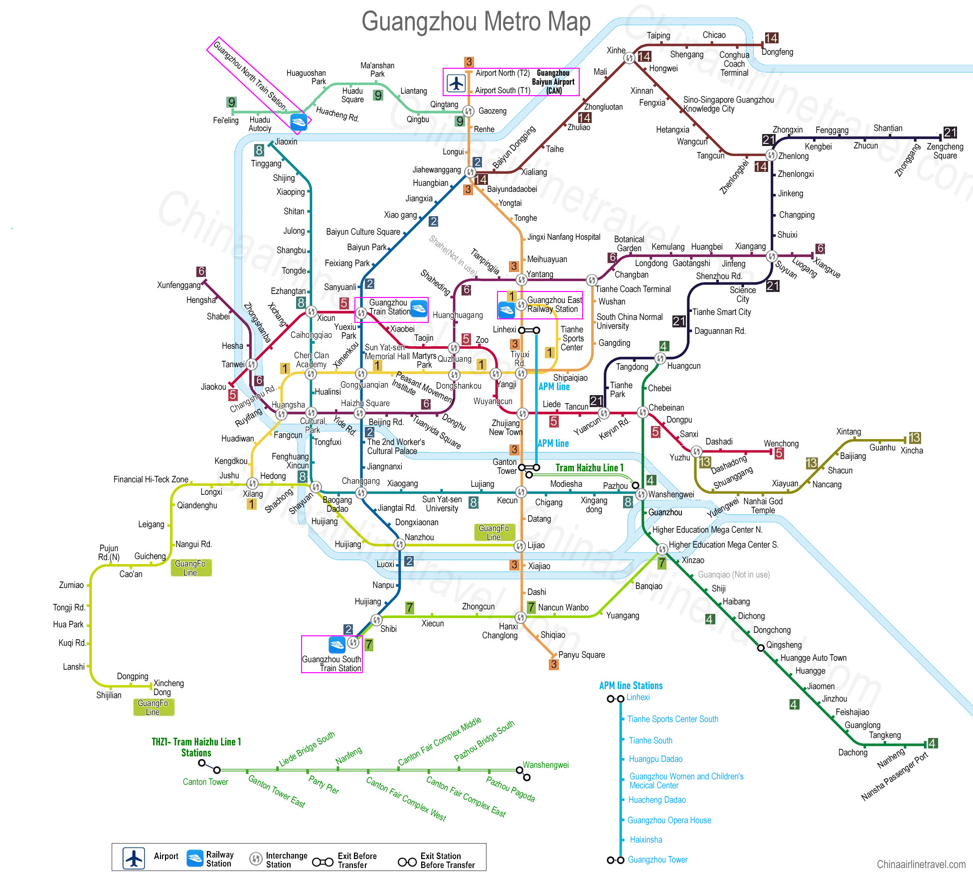 Guangzhou Metro Map, Rail Transit Map, 2023 in 2023 | Transit map ...