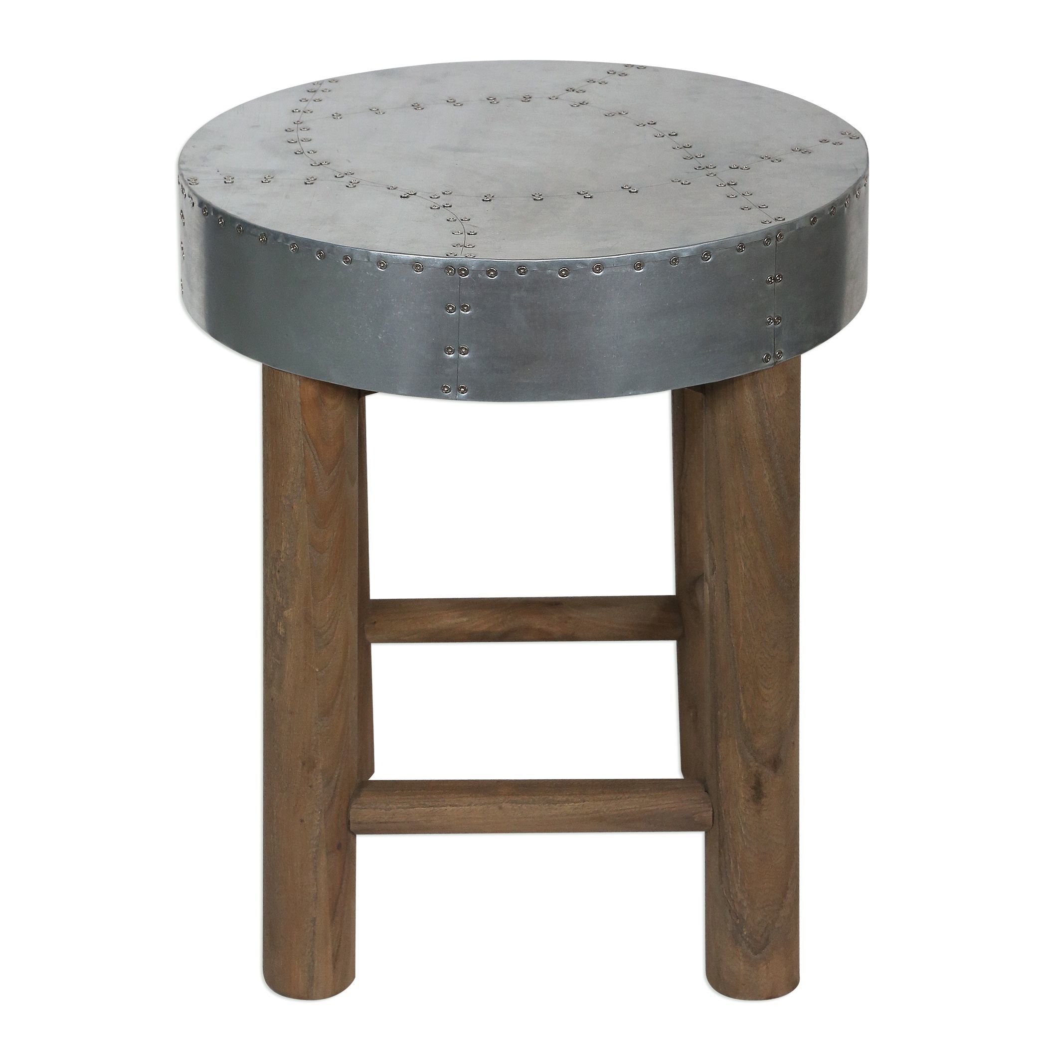 Trent Austin Design Sunshine Industrial Aluminum Stool