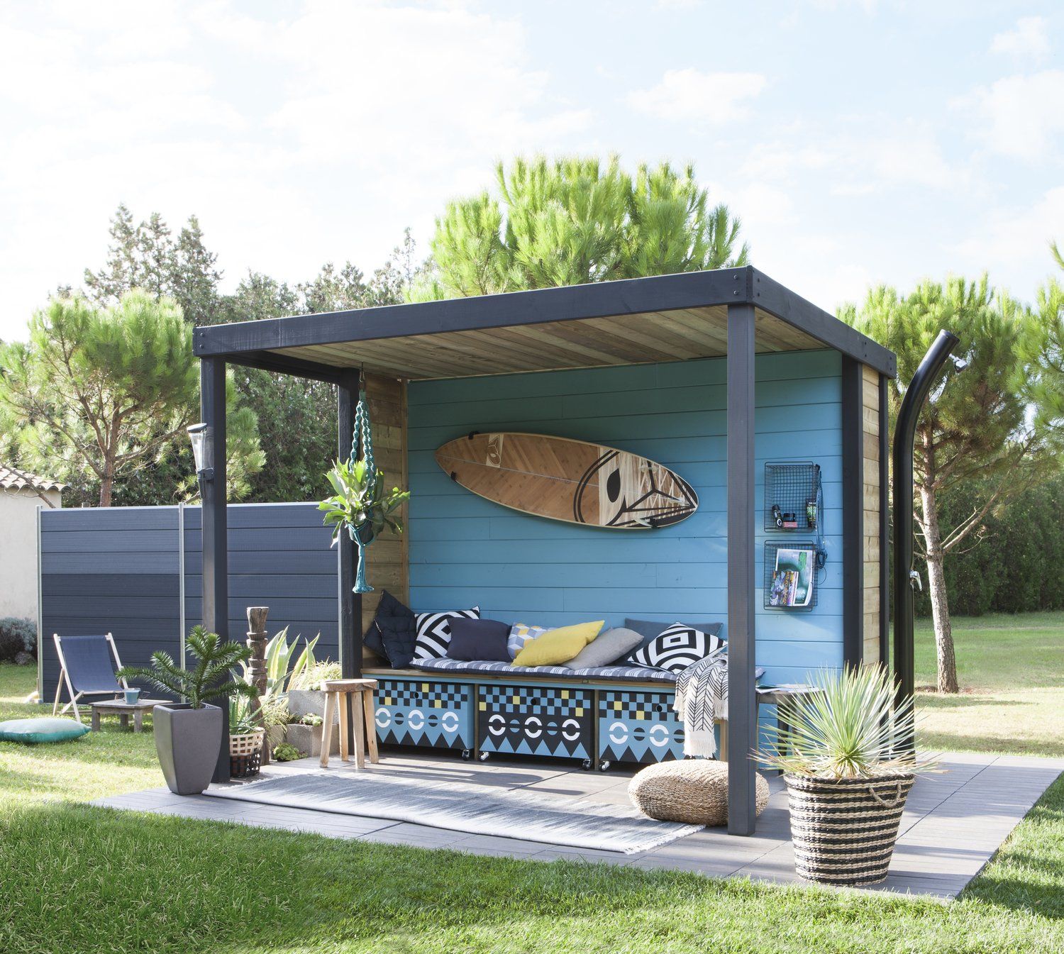 Un abri de jardin, véritable pièce en plus ! Idée aménagement Un abri de jardin, véritable pièce en plus ! Idée aménagement