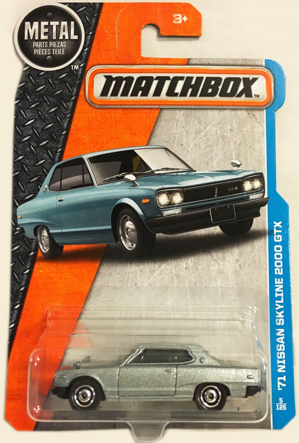 Matchbox 2016 Metall Teile Piezas /'71 Nissan Skyline 2000 GTX