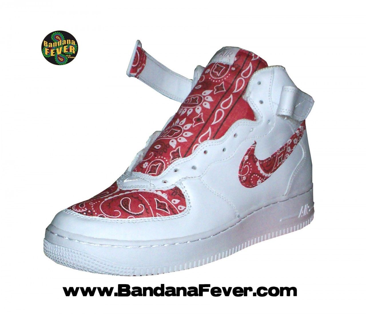 air force 1 bandana shoes