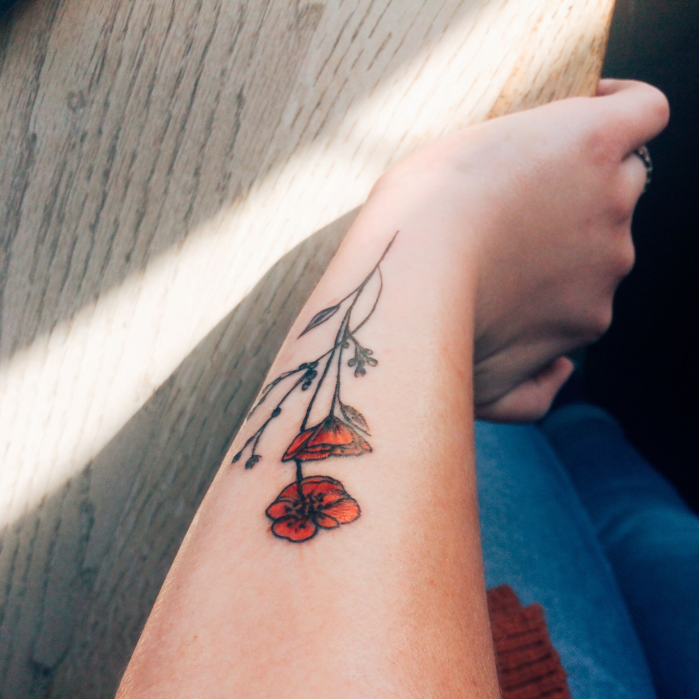 This is my original artwork tattoo poppytattoo poppy poppies