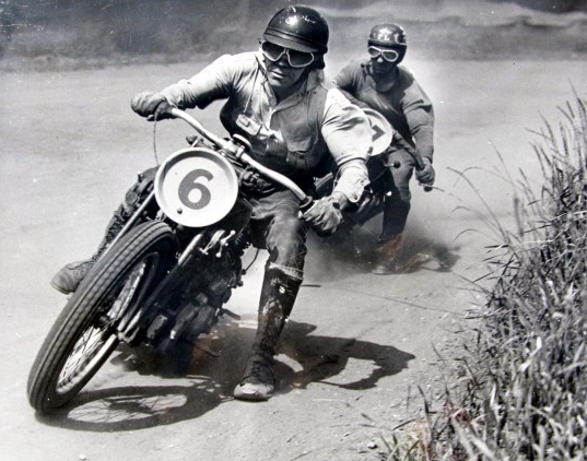 Indian Motorcycle Wall of Death Rider RARE Action Photo Reprint Pic Image M27