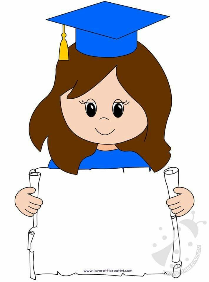 Fine Anno Scolastico – Attestato Di Merito Per Bambina | Kartlar, Davetiye, Mezuniyet