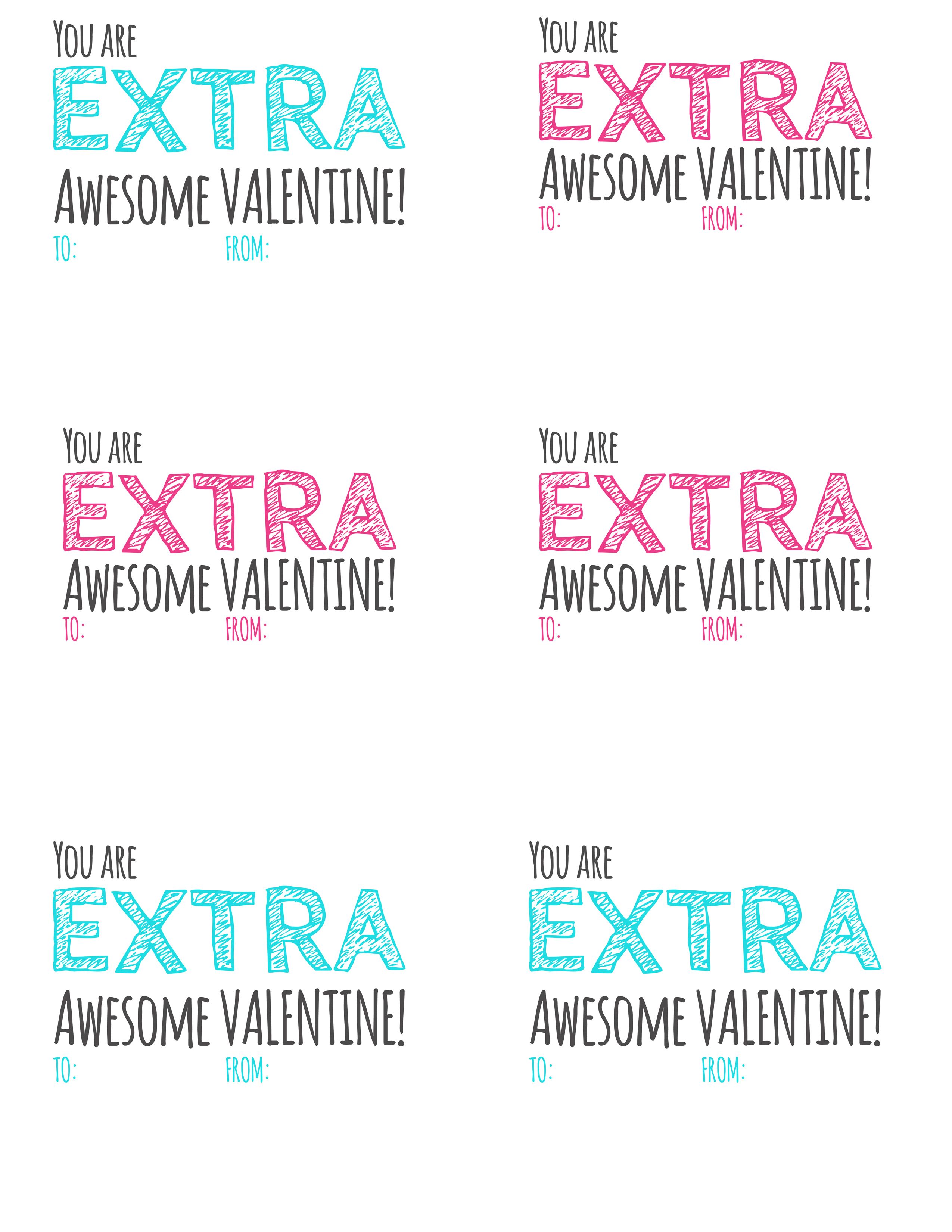 Additional\ photograph regarding Extra Gum Valentine Printable referred to as Further\