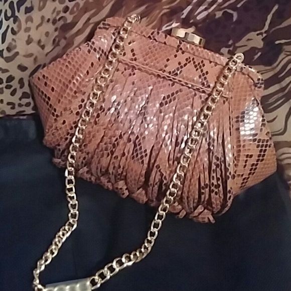Katherine Kwei Handbag Very Cute Bag Nice Neutral Colors Gold Trim Smoke Free Home New Never Used Push Lock With Inside Zipper It S A Katherine Kwei For Handbag Designer 101