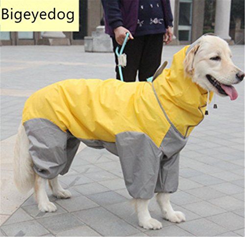 Fundodo Dog Raincoat Large Clothes Waterproof Clothing Fundodo Dog Raincoat Large