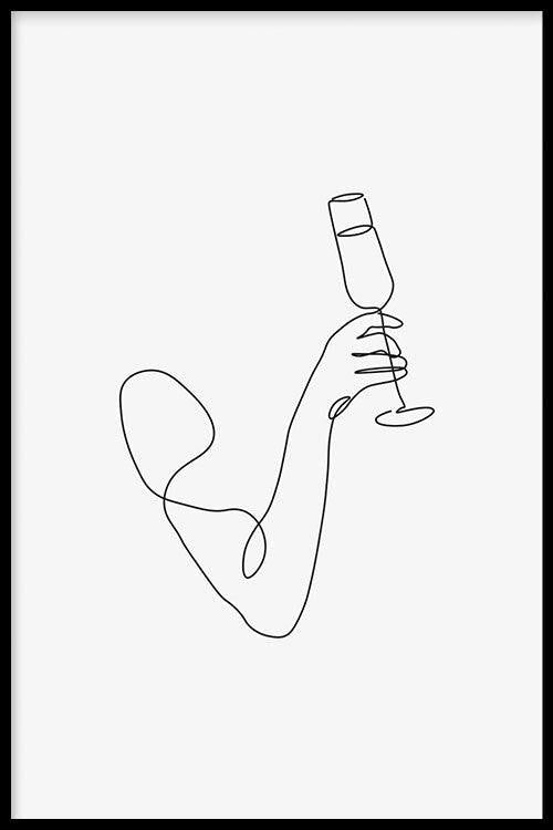 Champagne Line Art In 2024 Line Art Lijntekening Poster champagne-line-art-in-2024-line-art-lijntekening-poster