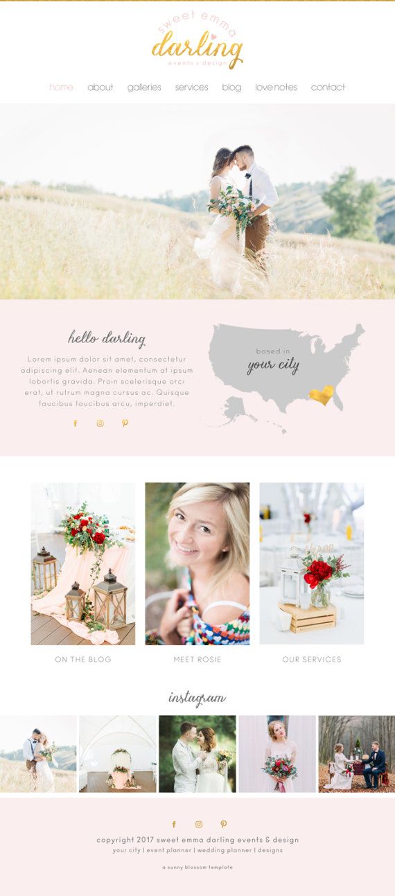 wix website design website template wedding planner wedding photography website templates