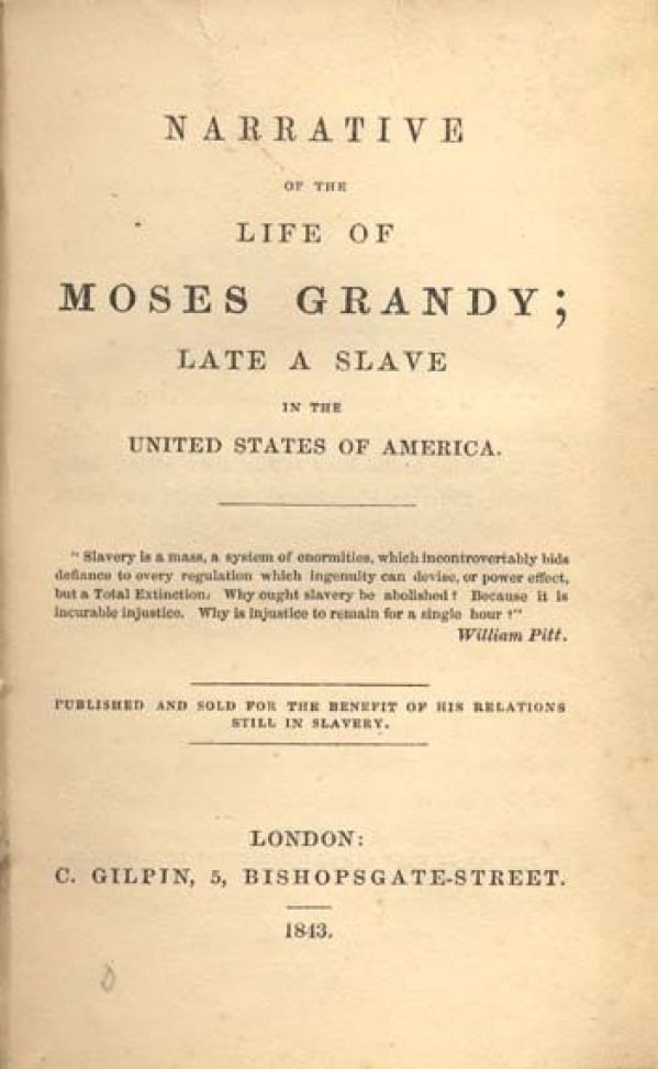 Slave narrative essay