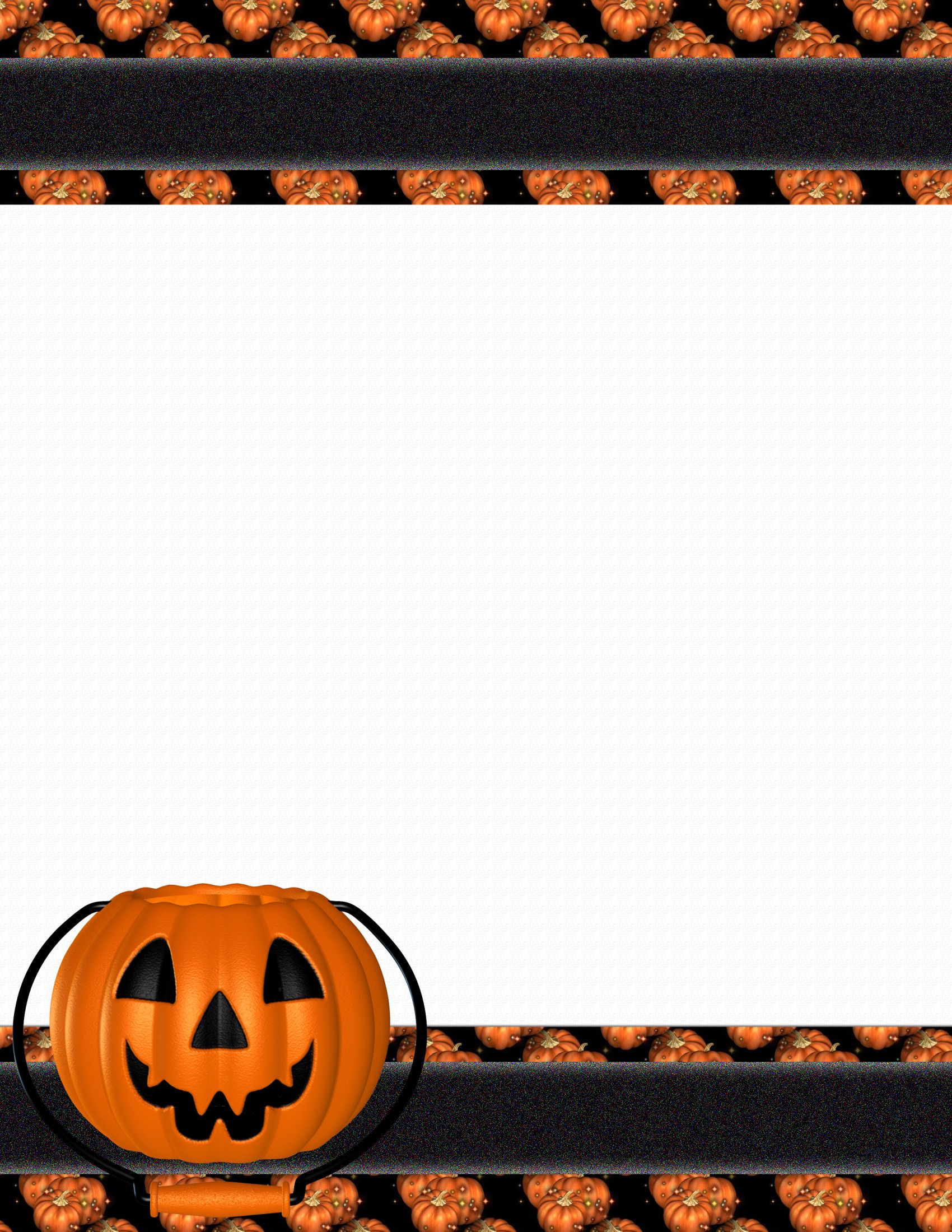 free halloween stationery templates