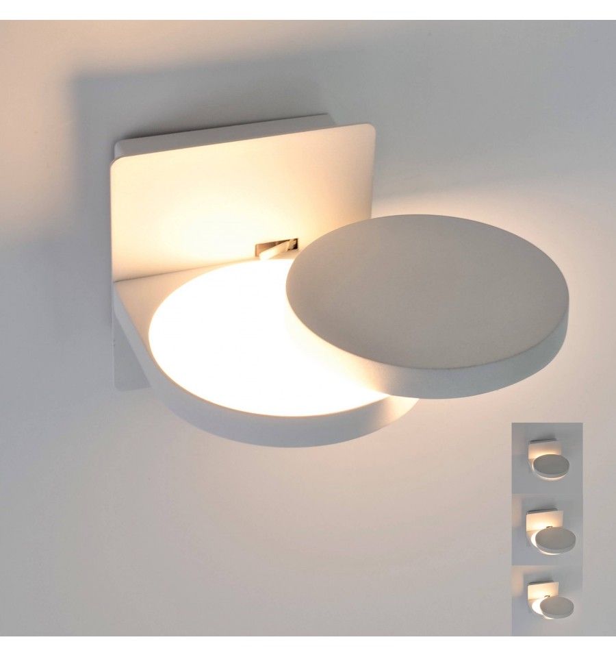 Maxmer Lampada da Parete a LED Dimmerabile 5W Stile Moderno Applique da Parete Interni per Decorazione Camera da Letto Soggiorno Cucina Colore Bianco Maxmer Lampada da Parete a LED Dimmerabile 5W Stile Moderno Applique da Parete Interni per Decorazione Camera da Letto Soggiorno Cucina Colore Bianco