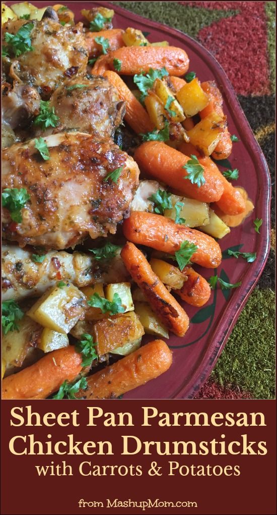 Sheet Pan Parmesan Chicken Drumsticks With Carrots Potatoes - Chicken recipes with carrots and potatoes #chicken #recipes #with #carrots #and #potatoes Sheet Pan Parmesan Chicken Drumsticks With Carrots Potatoes