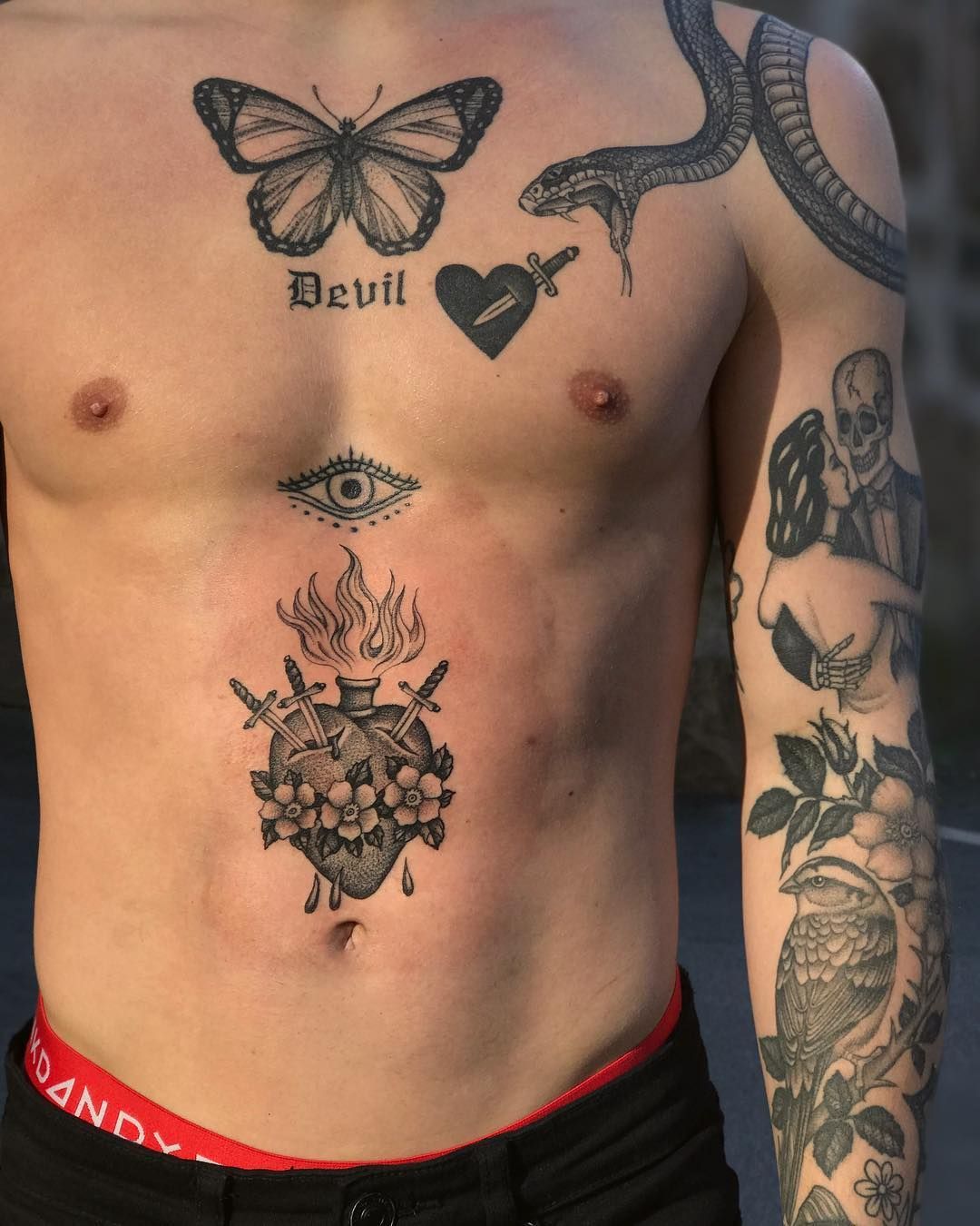 Top 99 Sacred Heart Tattoo Ideas 2020 Inspiration Guide Sacred Heart Tattoos Heart Tattoo Designs Tattoo Designs Men