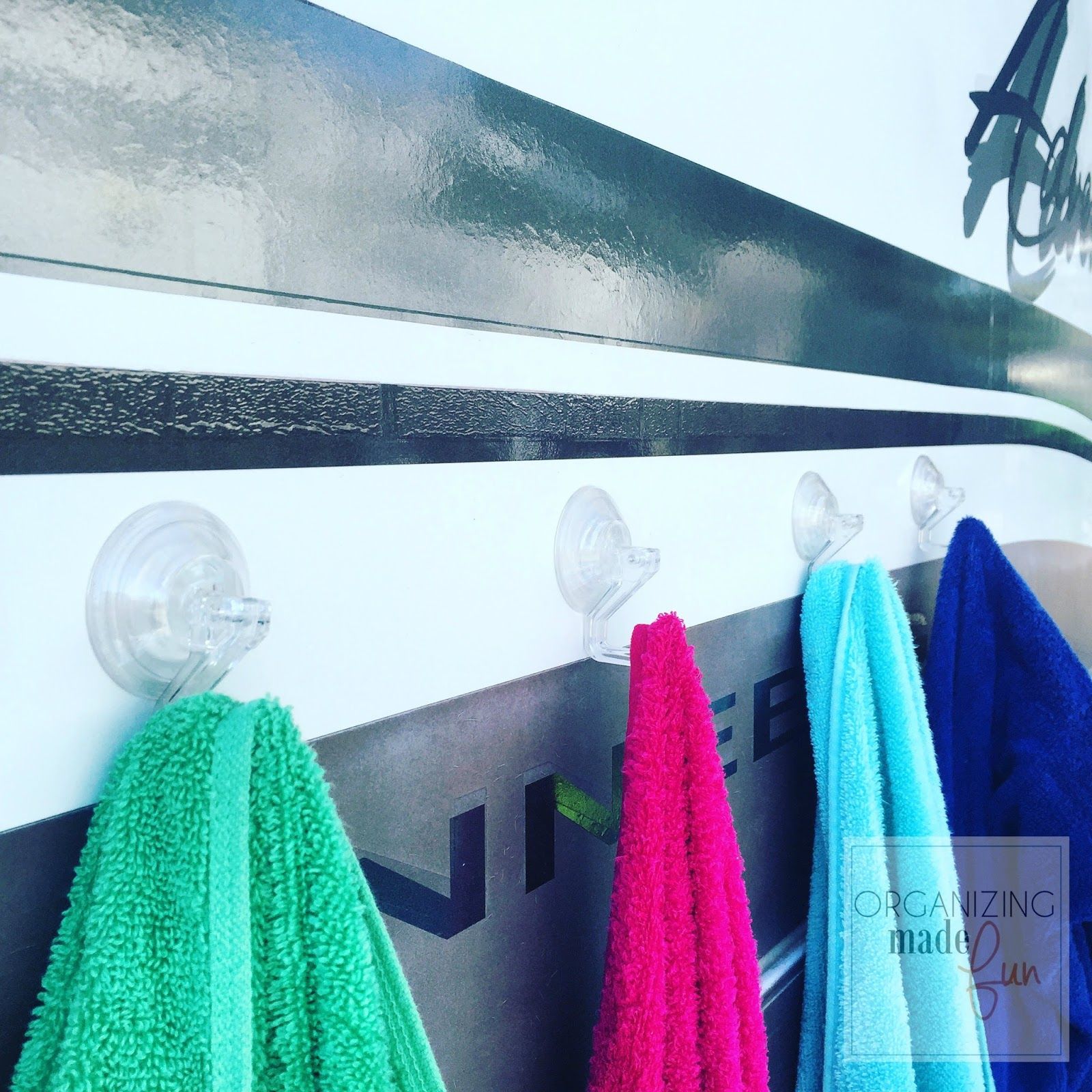 Use Suction Cup Hooks To Hang Towels On The Side Of Rv Use Suction Cup Hooks To Hang Towels On