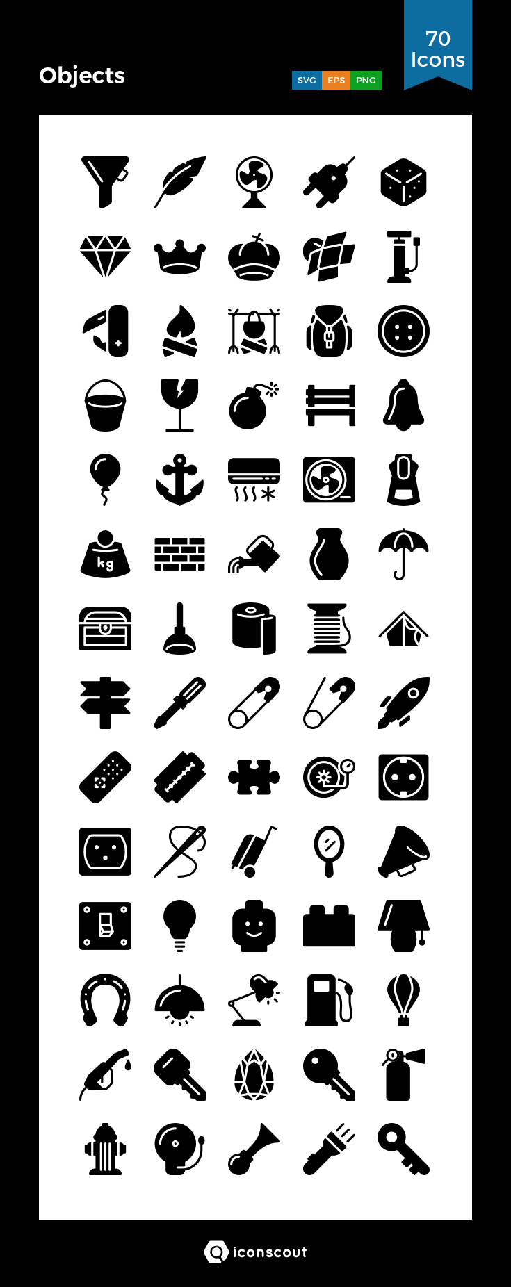 Download Objects Icon pack - Available in SVG, PNG, EPS, AI & Icon fonts | Icon, Icon font