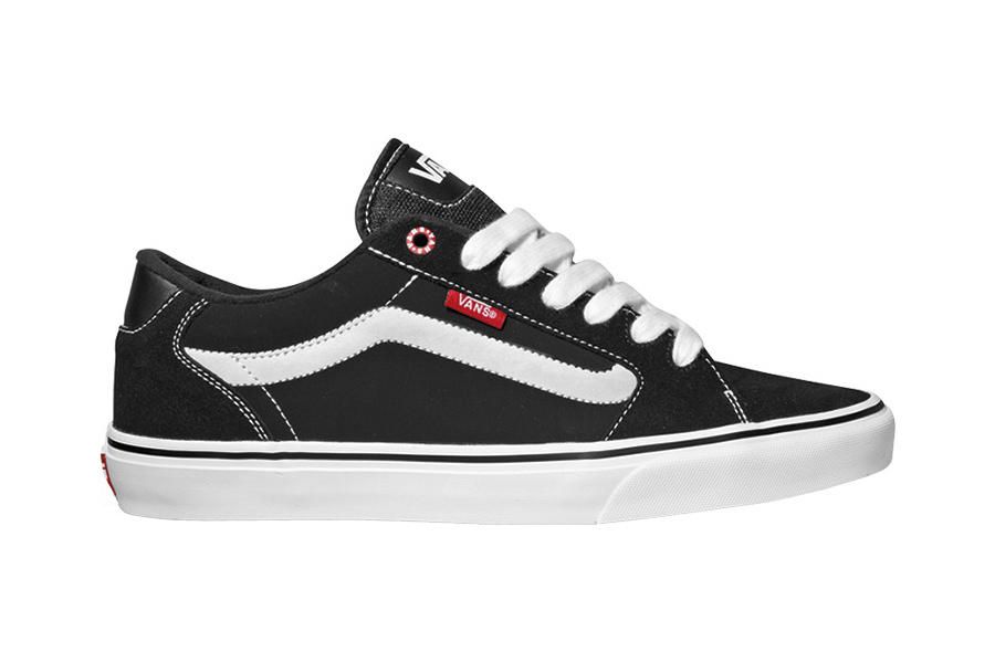 Vans Faulkner in Black White White 