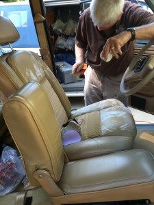 Leather Repair And Reconditioning The Front Jeep Seats Grand Jeep Seat Repair Reconditioning