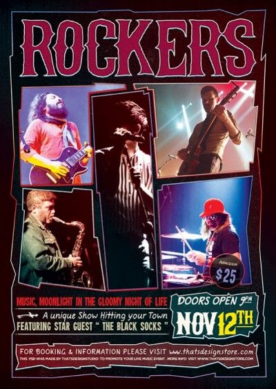 rock concert free flyer concert flyer flyer template and template free photoshop concert flyer templates