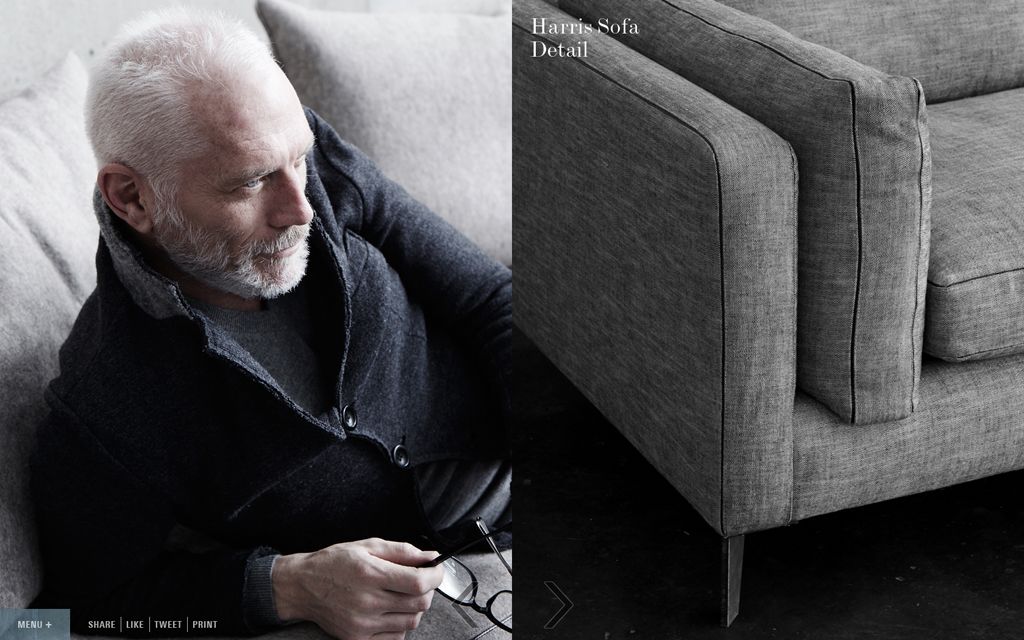 Detail Harris Sofa Mad Man Ad Paul Mason At Montauk Detail Harris Sofa Mad Man Ad Paul Mason At Montauk