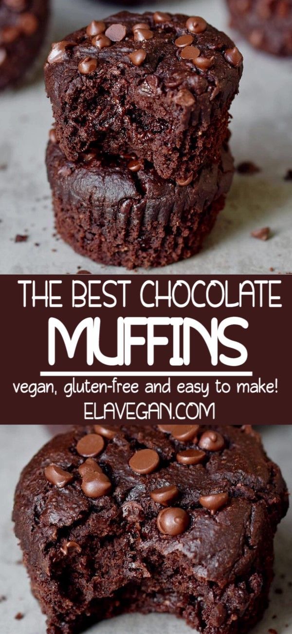 Desserts Vegan, Vegan Treats, Gluten Free Desserts, Vegan Dishes, Chocolate Desserts, Vegan Chocolate Cupcakes, Best Vegan Snacks, Vegan Baking Recipes, Easy Vegan Dessert