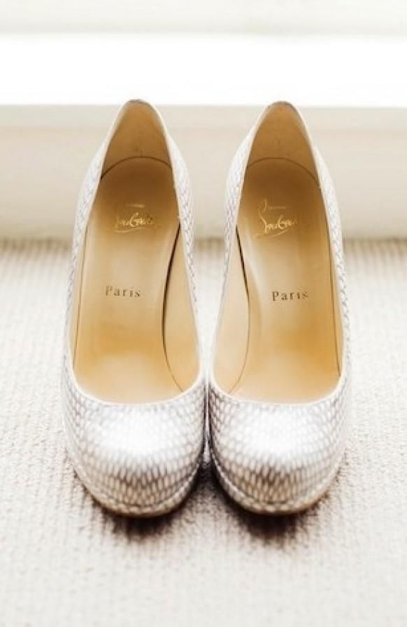 christian louboutin sandals white