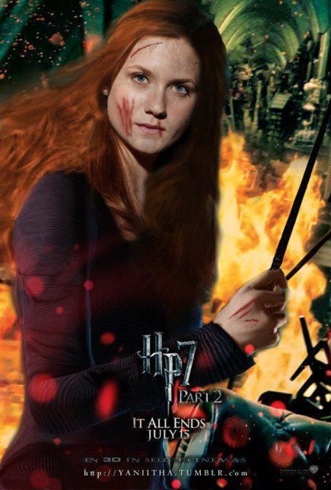 Posters De Las Reliquias De La Muerte Parte 2 Ginny Weasley Películas De Harry Potter Ginny Weasley Fotos De Harry Potter